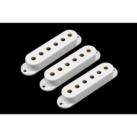 ALLPARTS-ピックアップカバーセットPC-0406-025 Set of 3 White Pickup Covers for Stratocaster®