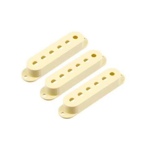 ALLPARTS-ストラトキャスター用ピックアップカバーセットPC-0406-028 Set of 3 Cream Pickup Covers for Stratocaster®
