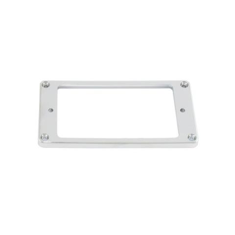 ALLPARTS-PC-0743-010 Humbucking Pickup Rings Slanted Chrome Plastic