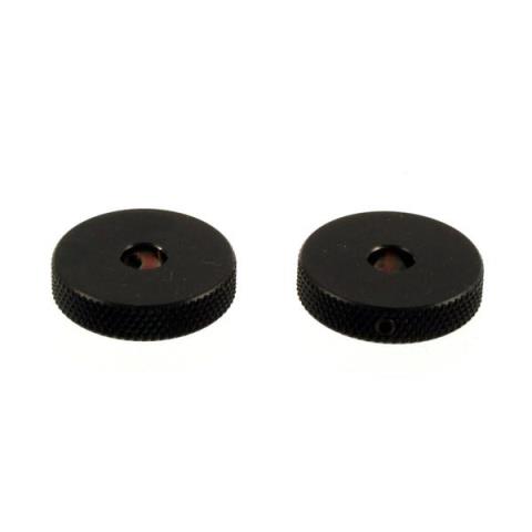 ALLPARTS-ノブMK-3155-003 Black Roller Knob Set