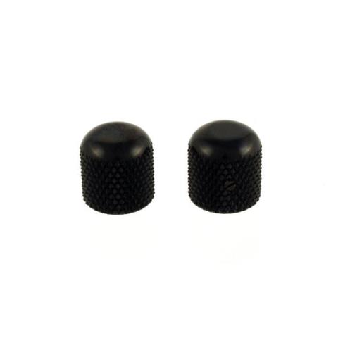 ALLPARTS-ノブMK-0110-003 Black Dome Knobs