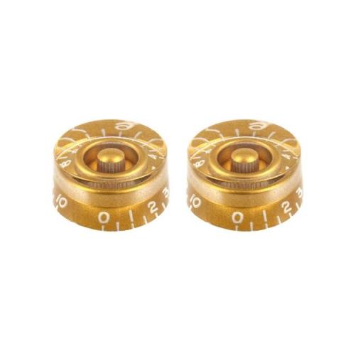 ALLPARTS-スピードノブPK-0130-032 Gold Speed Knobs