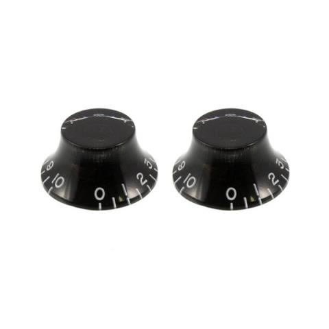 ALLPARTS-ベルノブPK-0140-023 Black Bell Knobs