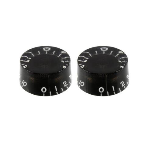 ALLPARTS-スピードノブPK-0130-023 Black Speed Knobs