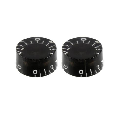 ALLPARTS-スピードノブPK-0130-023 Black Speed Knobs