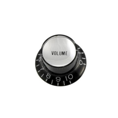 ALLPARTS-ノブPK-0184-023 Black Volume Reflector Knobs