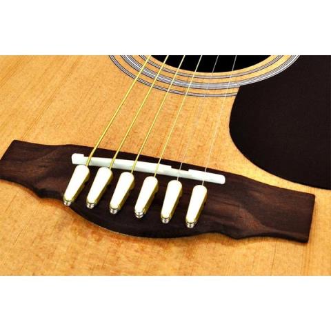 ALLPARTS-ブリッジピンBP-2860-002 Gold Power Pins® Acoustic Stringing System