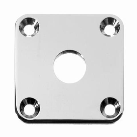 ALLPARTS-ジャックプレートAP-0633-001 Nickel Metal Jackplate