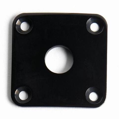 ALLPARTS-ジャックプレートAP-0633-003 Black Metal Jackplate