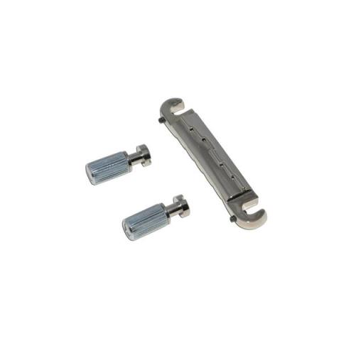 ALLPARTS-テイルピースTP-0402-001 Nickel Compensated Stop Tailpiece