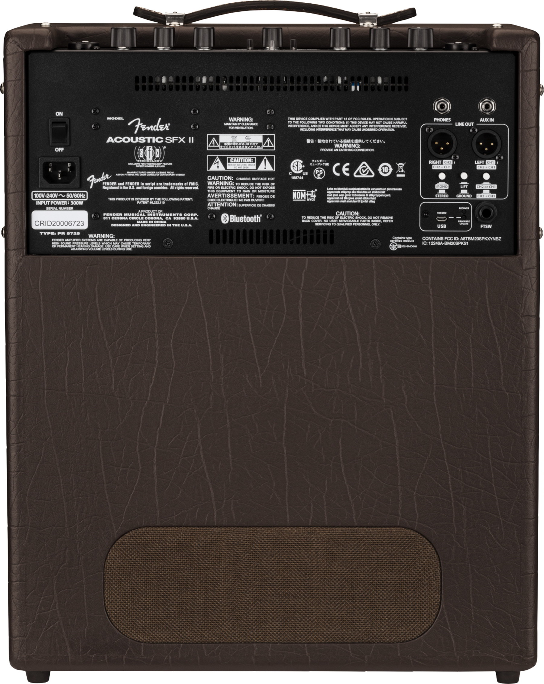 Acoustic SFX II, 100V JP追加画像 Acoustic SFX II, 100V JP追加画像