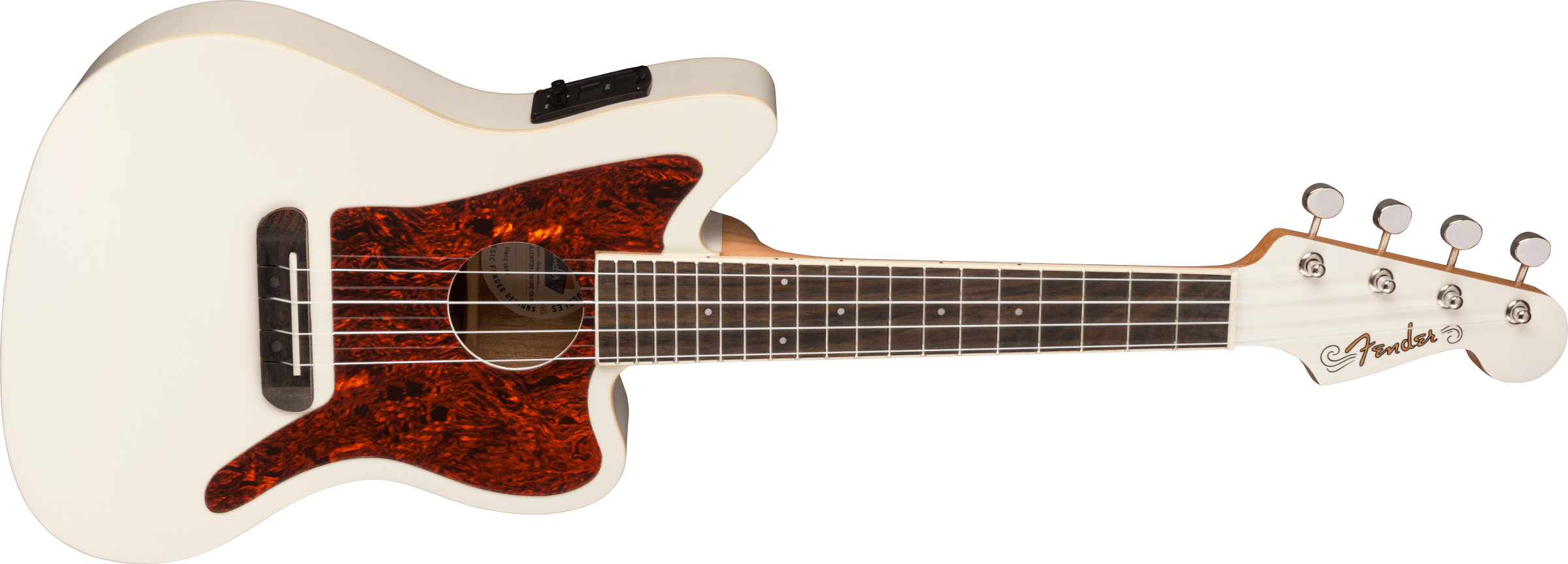 Fullerton Jazzmaster Uke Olympic White追加画像 Fullerton Jazzmaster Uke Olympic White追加画像