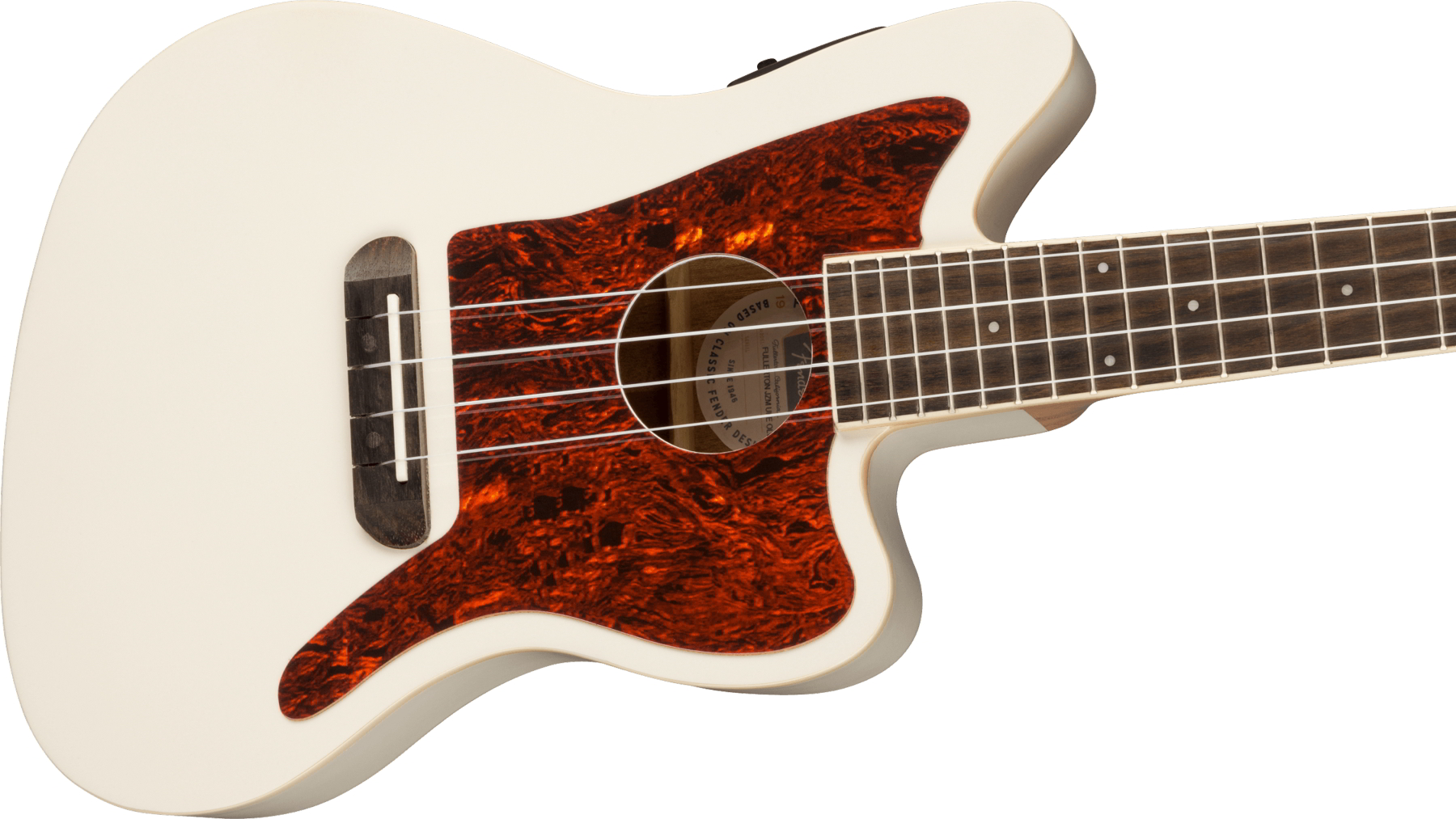 Fullerton Jazzmaster Uke Olympic White追加画像 Fullerton Jazzmaster Uke Olympic White追加画像