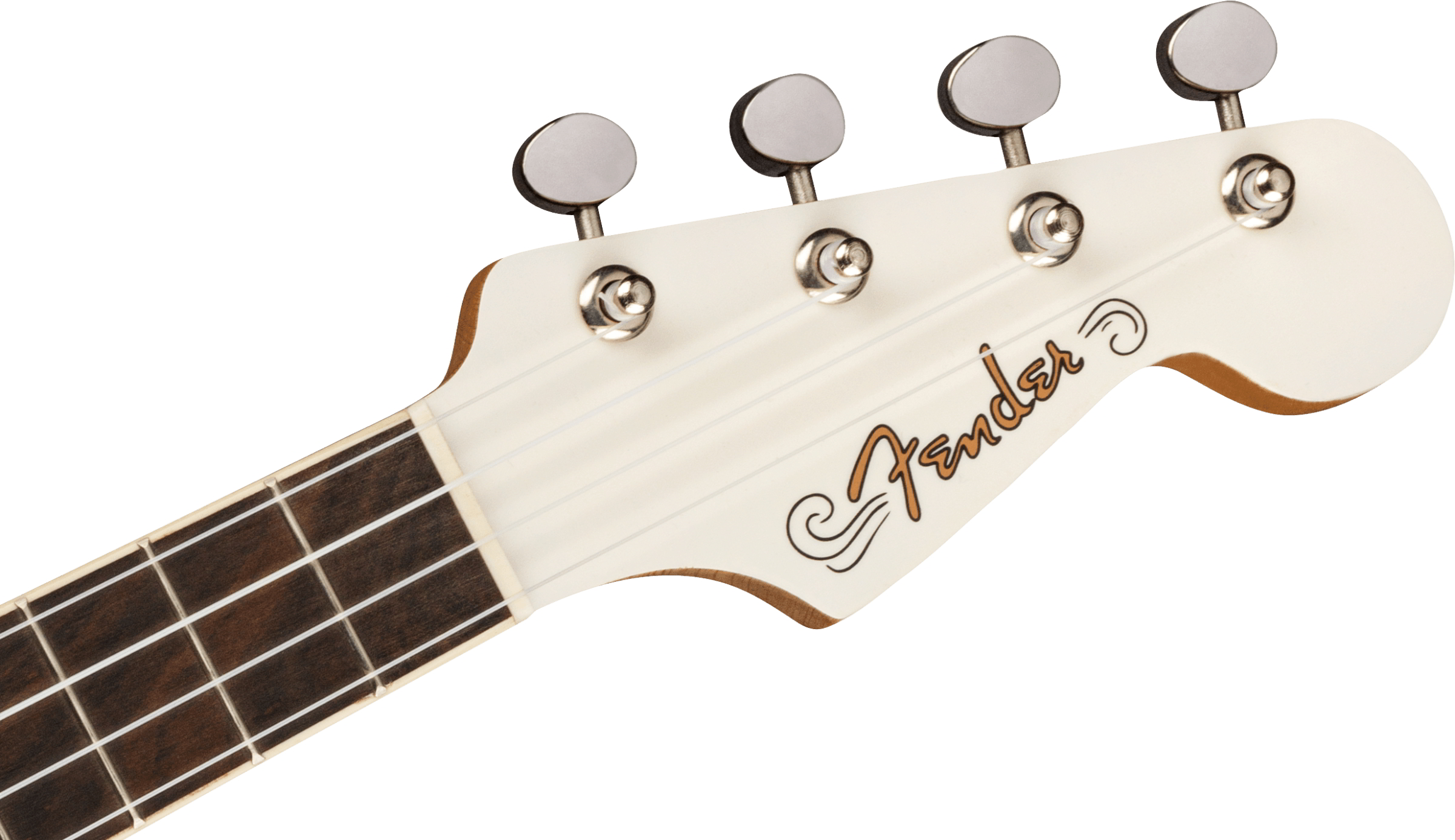 Fullerton Jazzmaster Uke Olympic Whiteヘッド画像 Fullerton Jazzmaster Uke Olympic Whiteヘッド画像