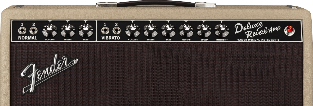 Tone Master Deluxe Reverb Blonde, 100V JPNパネル画像 Tone Master Deluxe Reverb Blonde, 100V JPNパネル画像