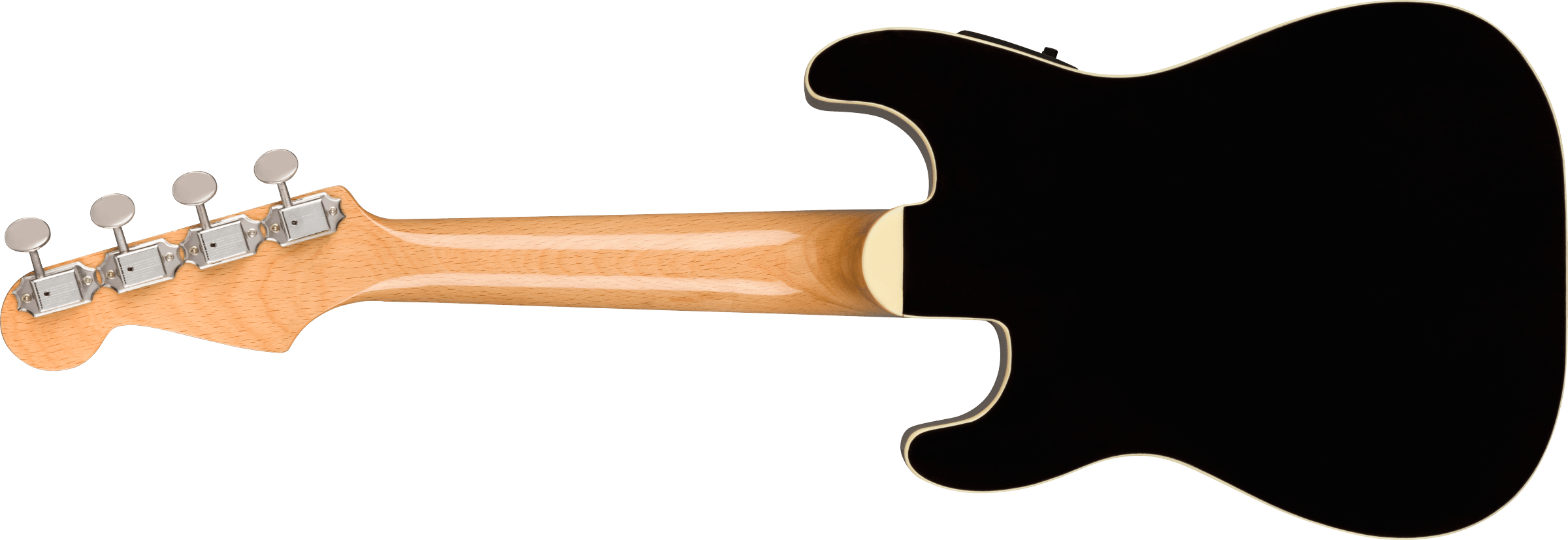 Fullerton Strat Uke Black背面画像 Fullerton Strat Uke Black背面画像