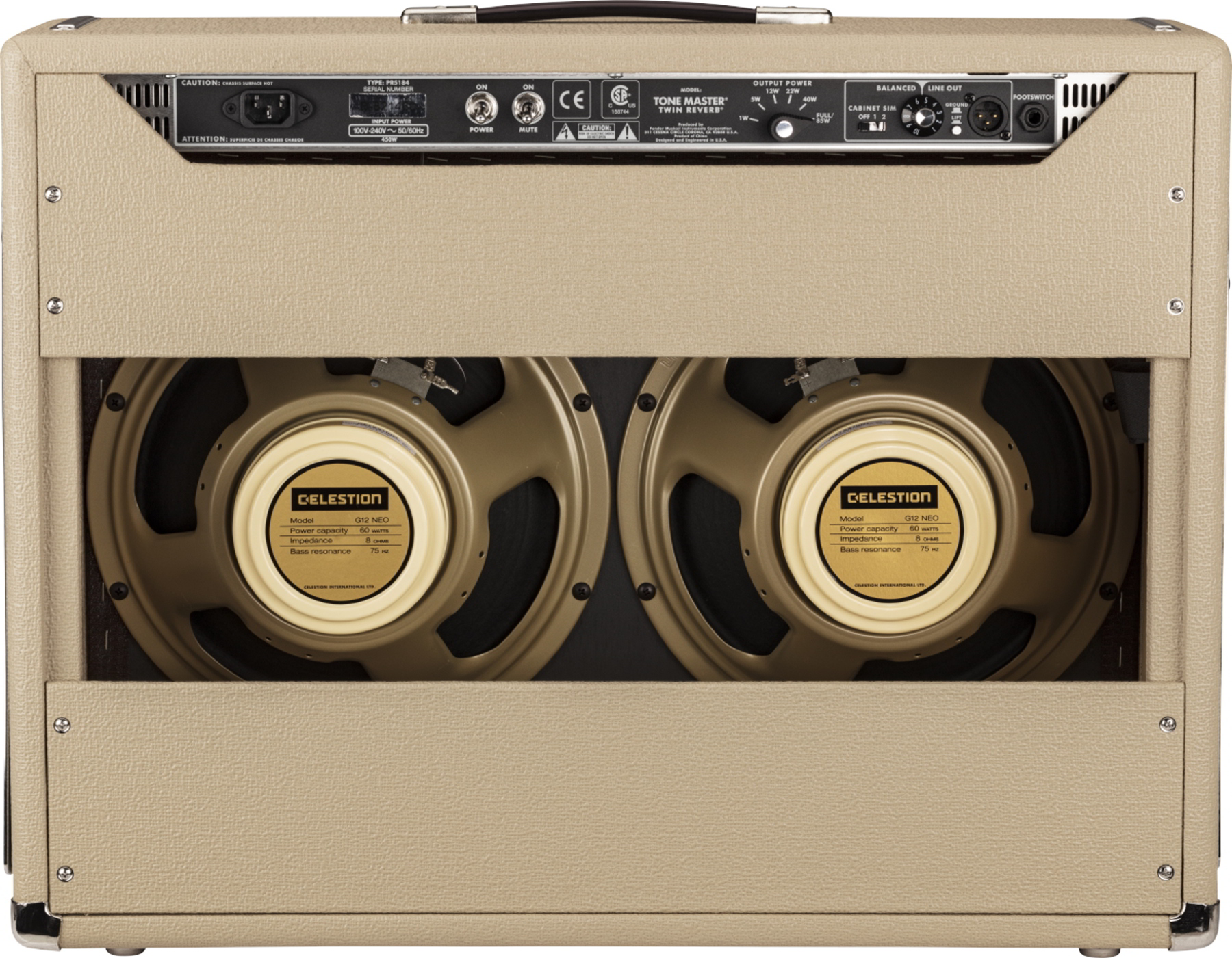 Tone Master Twin Reverb Blonde, 100V JPN追加画像 Tone Master Twin Reverb Blonde, 100V JPN追加画像