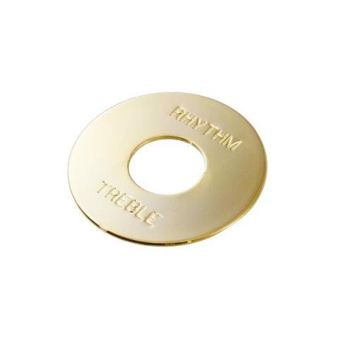 ALLPARTS-コントロールパネルAP-0663-002 Gold Metal Rhythm Treble Ring