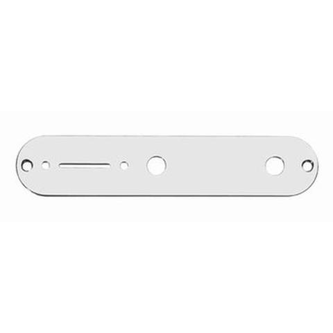 ALLPARTS-テレキャスター用コントロールパネルAP-0650-001 Nickel Control Plate