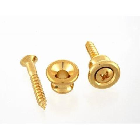 ALLPARTS-ストラップピンAP-6695-002 Gibson® Style Gold Strap Buttons
