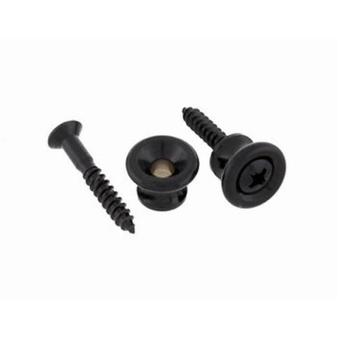 ALLPARTS-ストラップピンAP-6695-003 Gibson® Style Black Strap Buttons