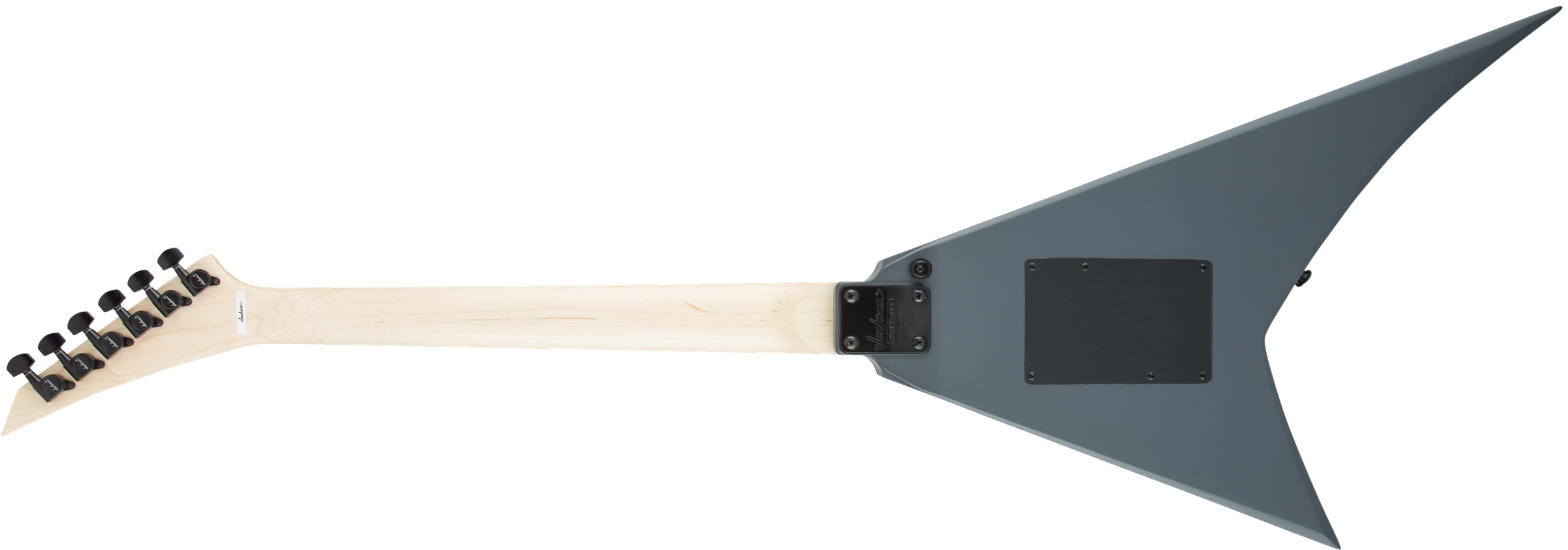 JS Series Rhoads JS32, Amaranth Fingerboard, Satin Gray背面画像 JS Series Rhoads JS32, Amaranth Fingerboard, Satin Gray背面画像