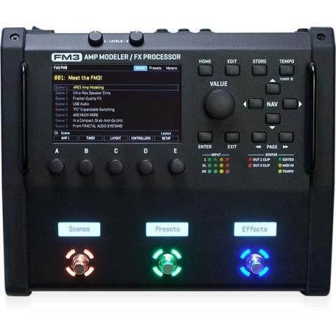 FRACTAL Audio Systems-AMP MOELER/FX PROCESSORFM3 for BASS