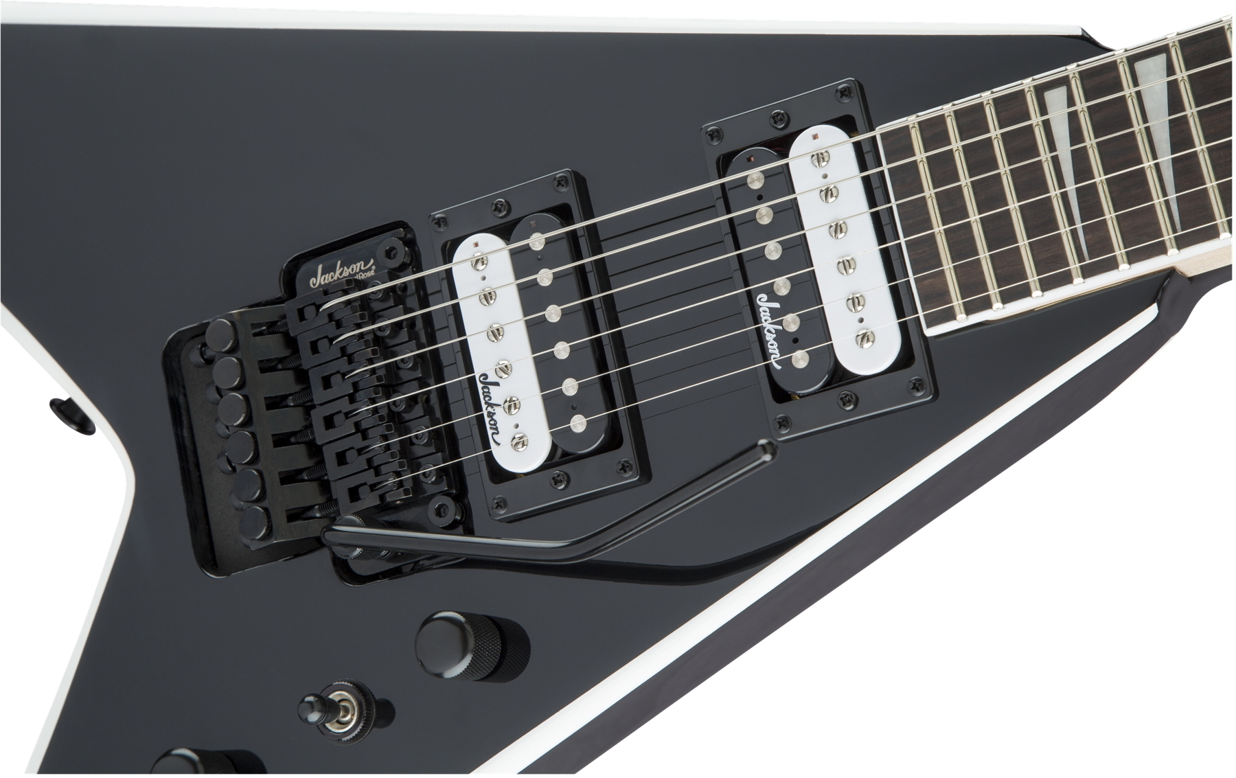 JS Series King V JS32, Amaranth Fingerboard, Black with White Bevels追加画像 JS Series King V JS32, Amaranth Fingerboard, Black with White Bevels追加画像