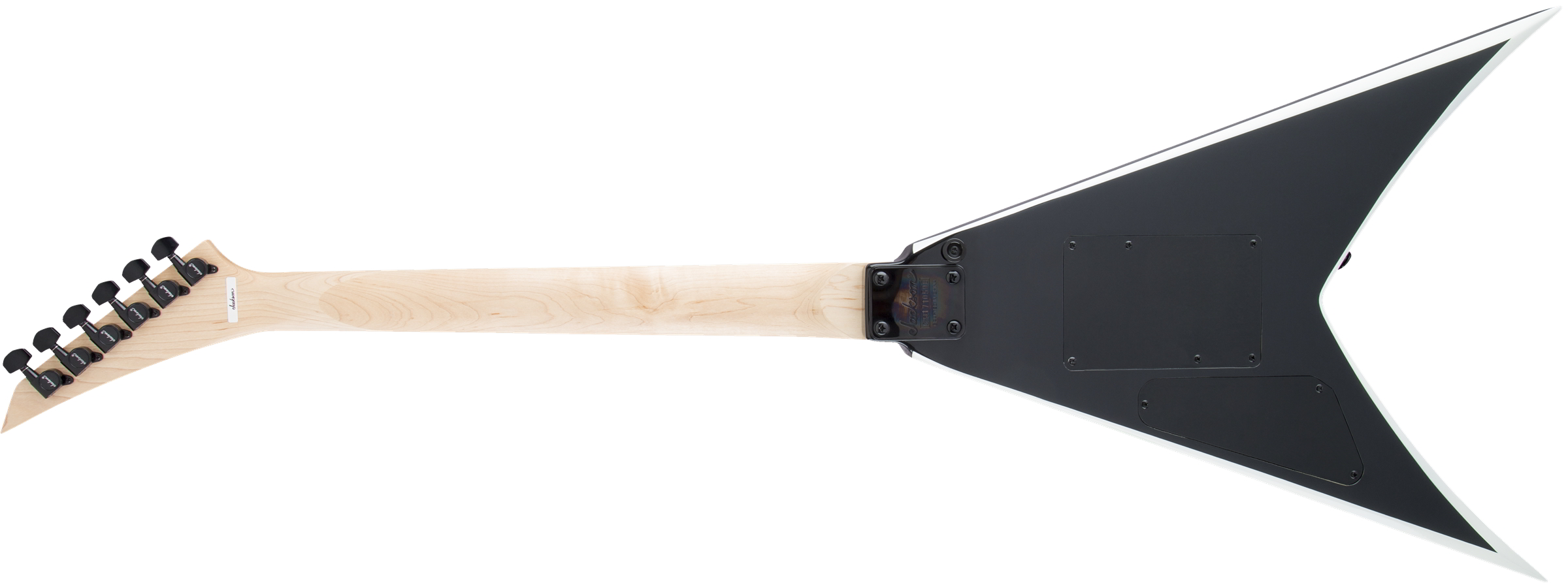 JS Series King V JS32, Amaranth Fingerboard, Black with White Bevels背面画像 JS Series King V JS32, Amaranth Fingerboard, Black with White Bevels背面画像