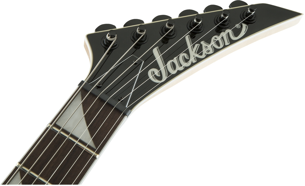 JS Series Rhoads JS32T, Amaranth Fingerboard, Satin Blackヘッド画像 JS Series Rhoads JS32T, Amaranth Fingerboard, Satin Blackヘッド画像