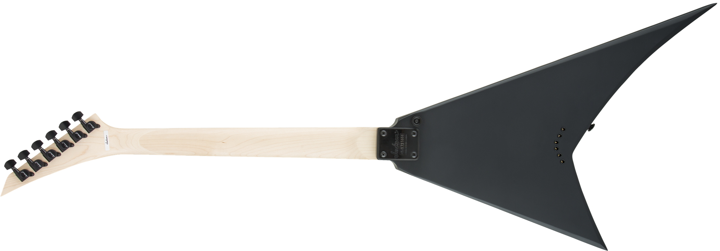 JS Series Rhoads JS32T, Amaranth Fingerboard, Satin Black背面画像 JS Series Rhoads JS32T, Amaranth Fingerboard, Satin Black背面画像