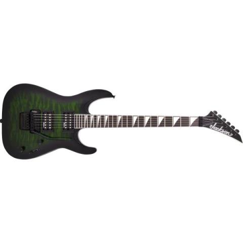 Jackson-JS Series Dinky Arch Top JS32Q DKA, Amaranth Fingerboard, Transparent Green Burst