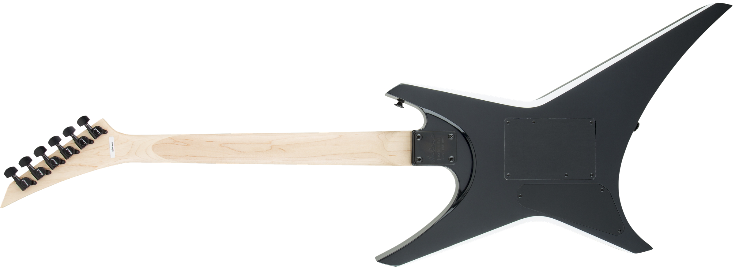 JS Series Warrior JS32, Amaranth Fingerboard, Black with White Bevels背面画像 JS Series Warrior JS32, Amaranth Fingerboard, Black with White Bevels背面画像
