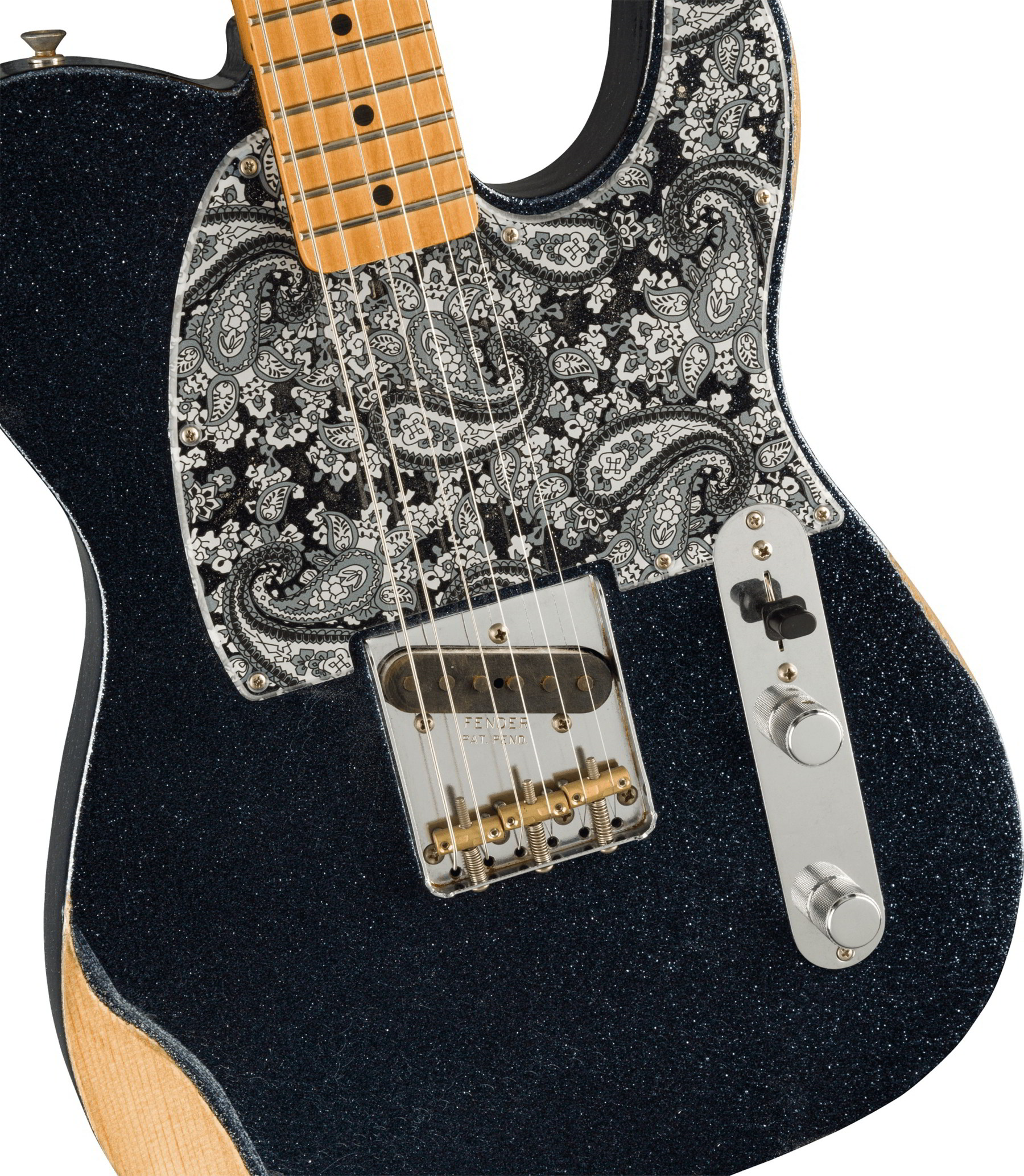 Brad Paisley Esquire, Maple, Black Sparkle追加画像 Brad Paisley Esquire, Maple, Black Sparkle追加画像