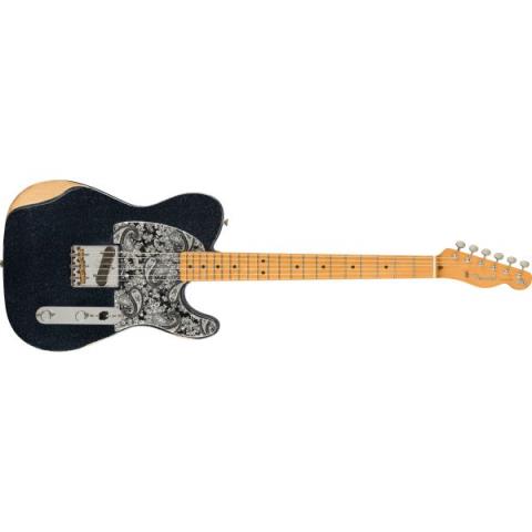 Fender-エレキギターBrad Paisley Esquire, Maple, Black Sparkle