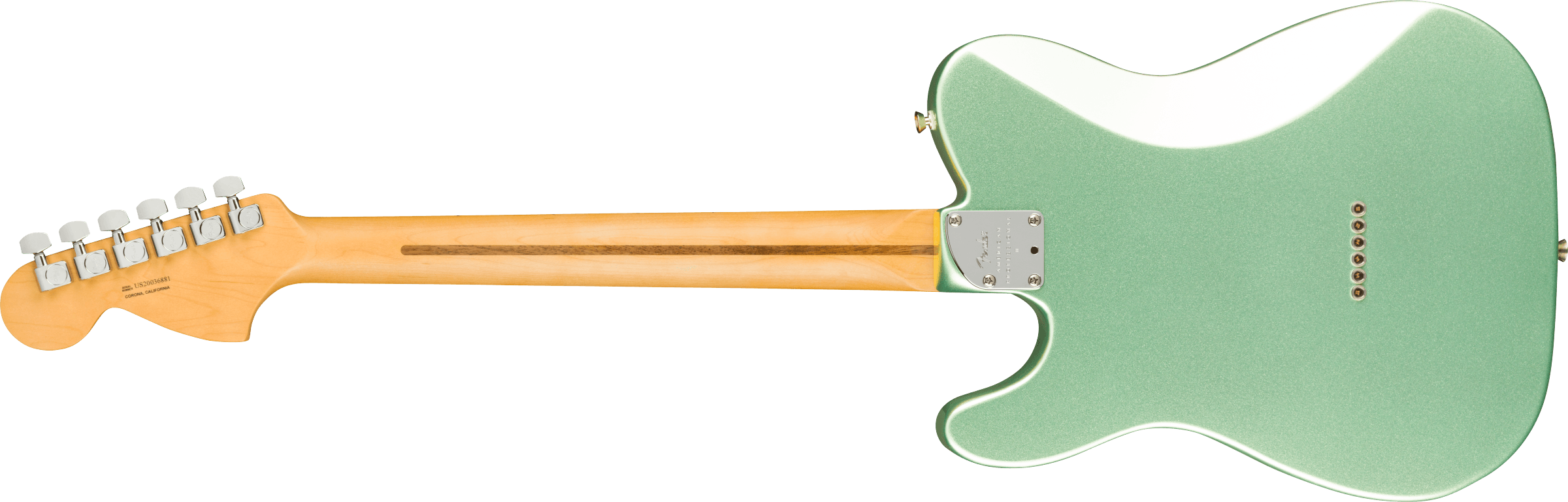 American Professional II Telecaster Deluxe, Maple Fingerboard, Mystic Surf Green追加画像 American Professional II Telecaster Deluxe, Maple Fingerboard, Mystic Surf Green追加画像