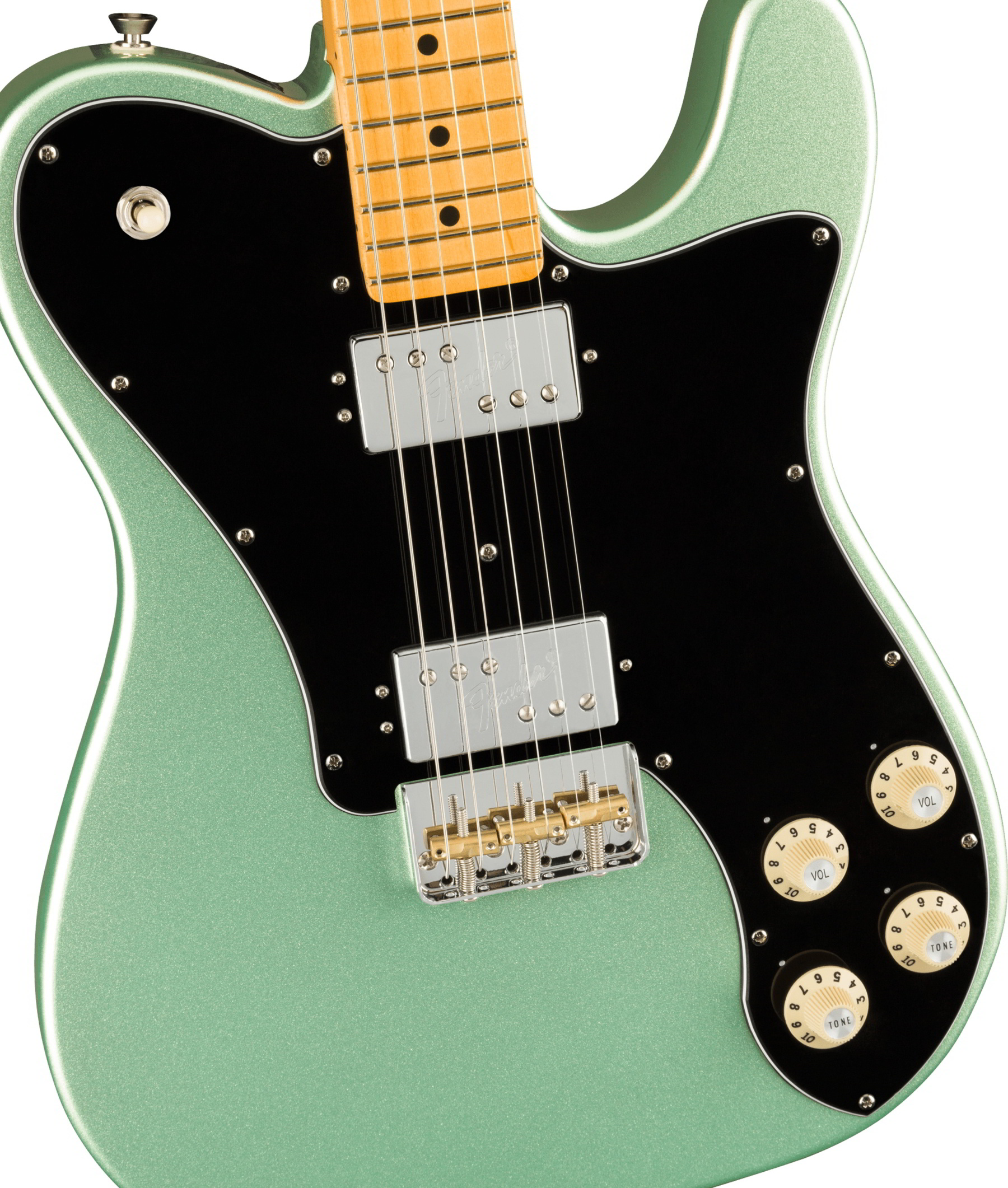 American Professional II Telecaster Deluxe, Maple Fingerboard, Mystic Surf Green追加画像 American Professional II Telecaster Deluxe, Maple Fingerboard, Mystic Surf Green追加画像