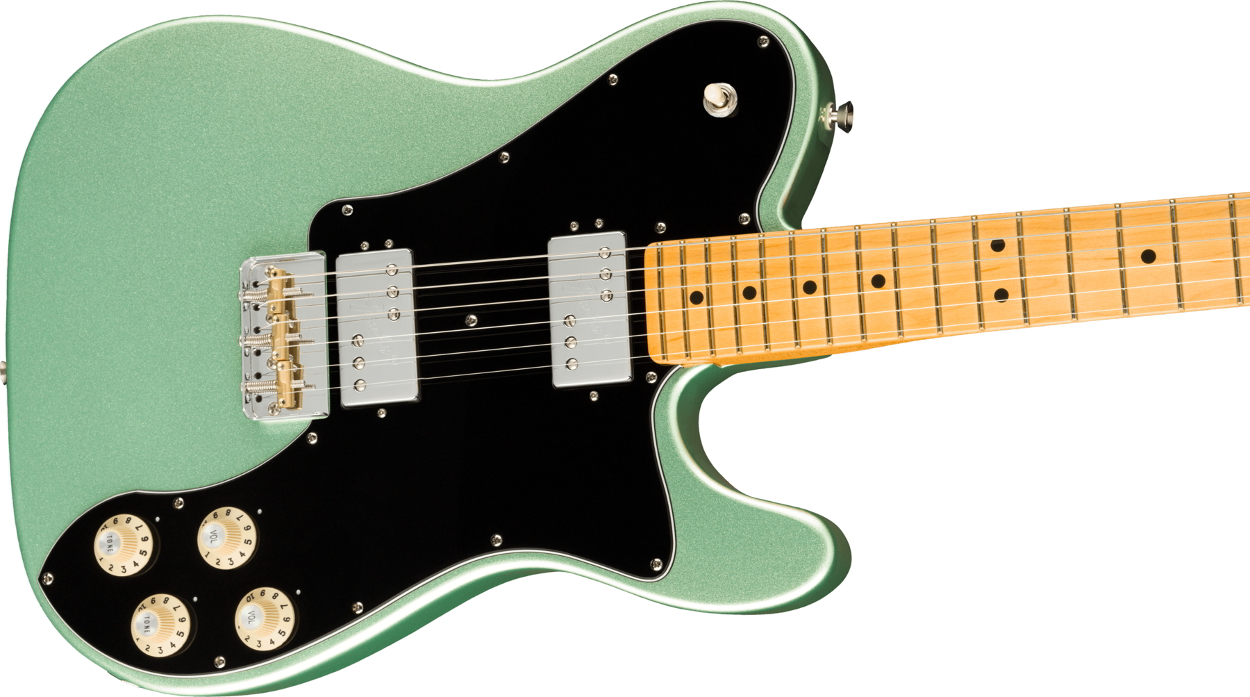 American Professional II Telecaster Deluxe, Maple Fingerboard, Mystic Surf Green追加画像 American Professional II Telecaster Deluxe, Maple Fingerboard, Mystic Surf Green追加画像