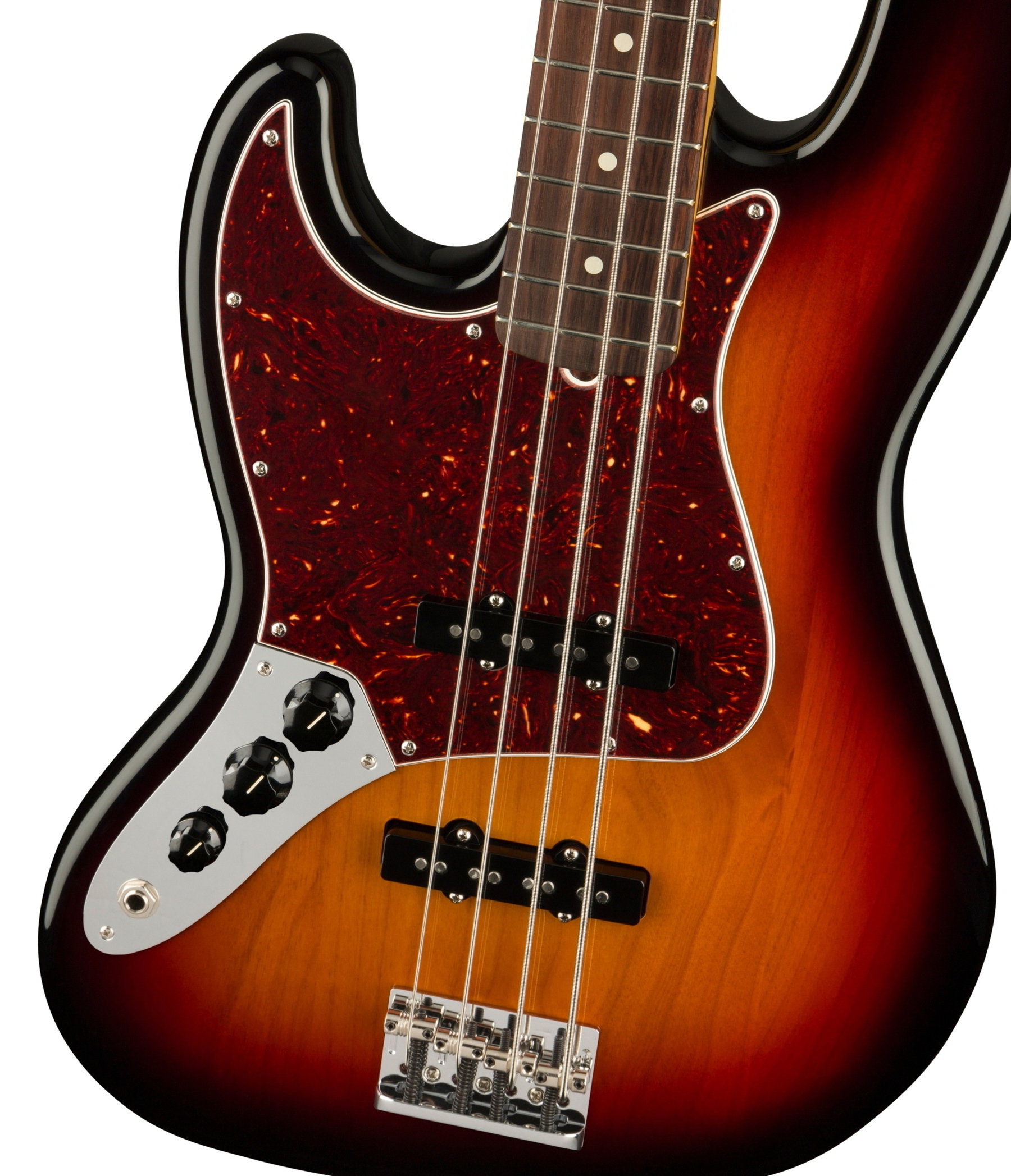 American Professional II Jazz Bass Left-Hand, Rosewood Fingerboard, 3-Color Sunburst追加画像