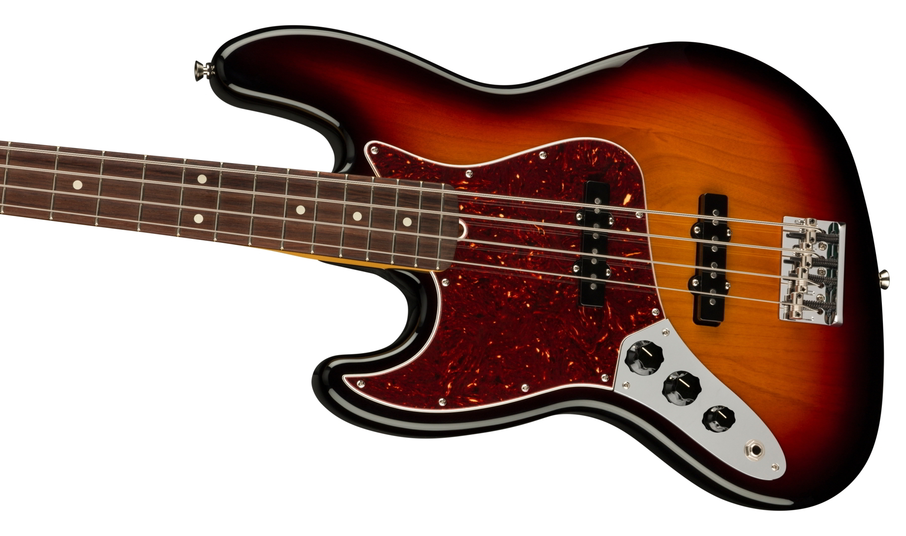 American Professional II Jazz Bass Left-Hand, Rosewood Fingerboard, 3-Color Sunburst追加画像 American Professional II Jazz Bass Left-Hand, Rosewood Fingerboard, 3-Color Sunburst追加画像