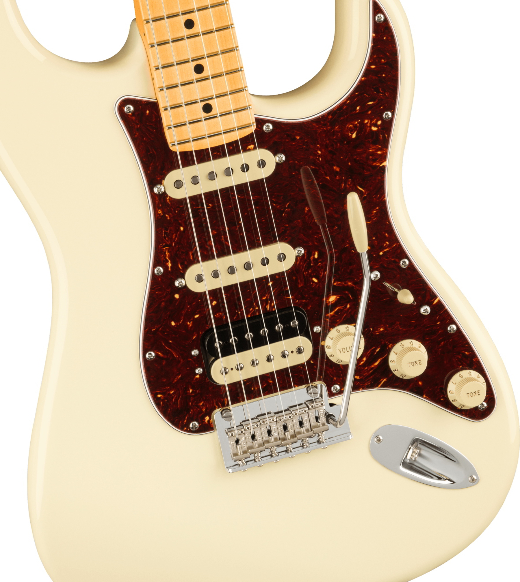American Professional II Stratocaster HSS, Maple Fingerboard, Olympic White追加画像 American Professional II Stratocaster HSS, Maple Fingerboard, Olympic White追加画像
