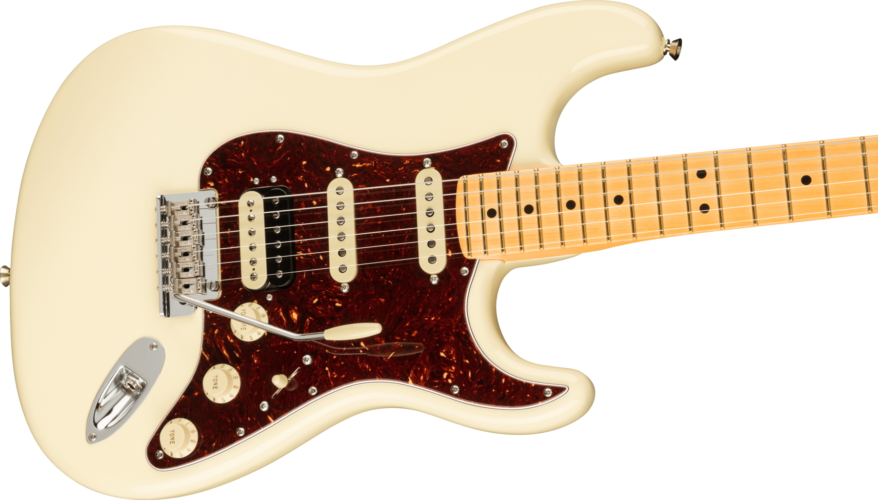 American Professional II Stratocaster HSS, Maple Fingerboard, Olympic White追加画像 American Professional II Stratocaster HSS, Maple Fingerboard, Olympic White追加画像