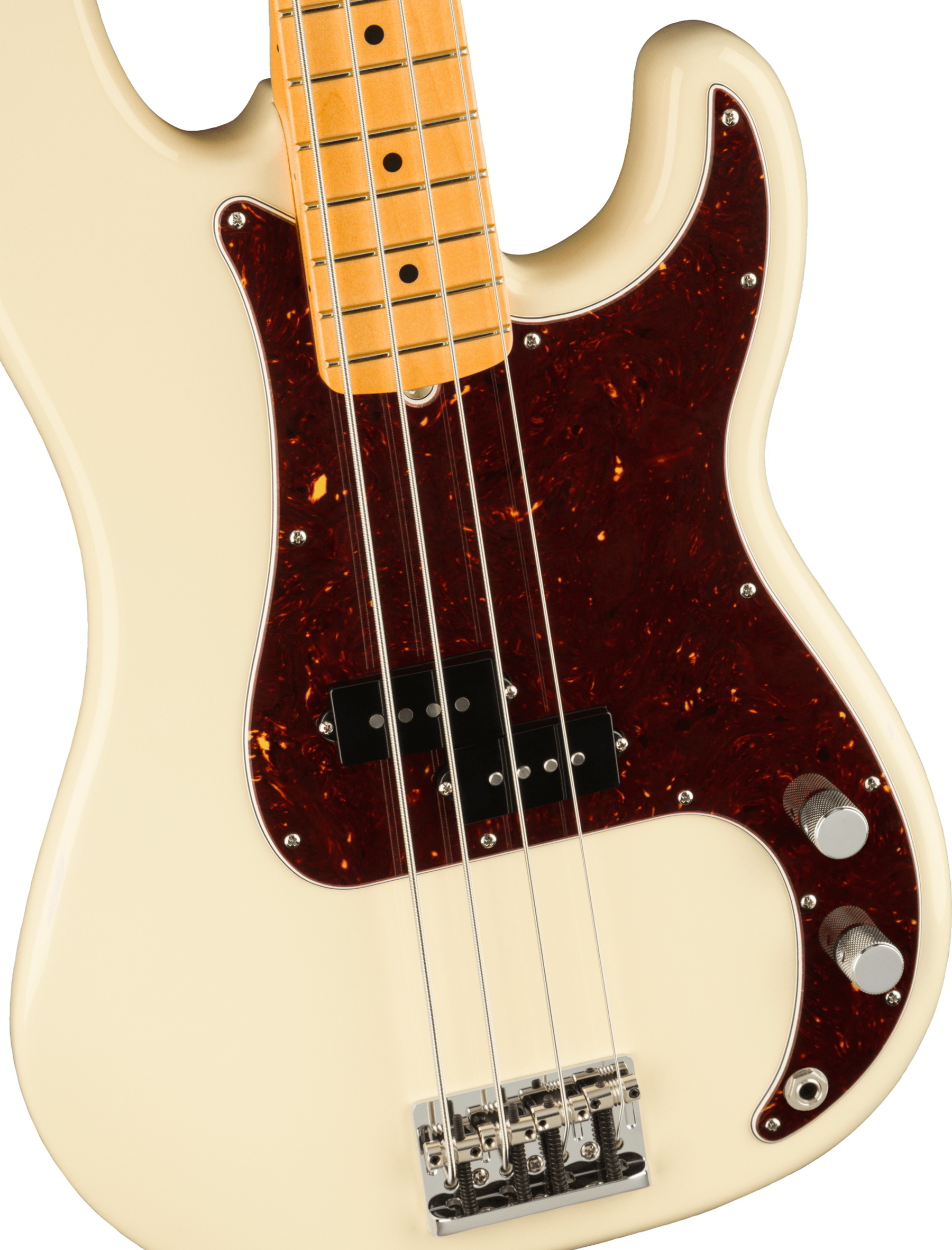 American Professional II Precision Bass Maple Fingerboard, Olympic White追加画像 American Professional II Precision Bass Maple Fingerboard, Olympic White追加画像
