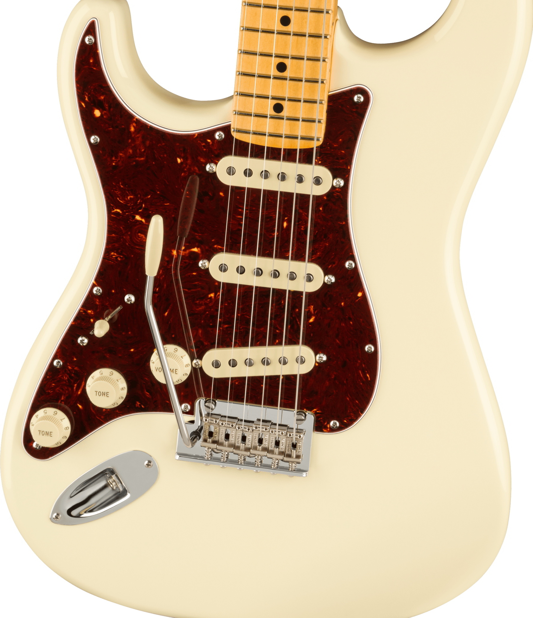 American Professional II Stratocaster Left-Hand, Maple Fingerboard, Olympic White追加画像 American Professional II Stratocaster Left-Hand, Maple Fingerboard, Olympic White追加画像