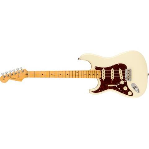 Fender-ストラトキャスターAmerican Professional II Stratocaster Left-Hand, Maple Fingerboard, Olympic White