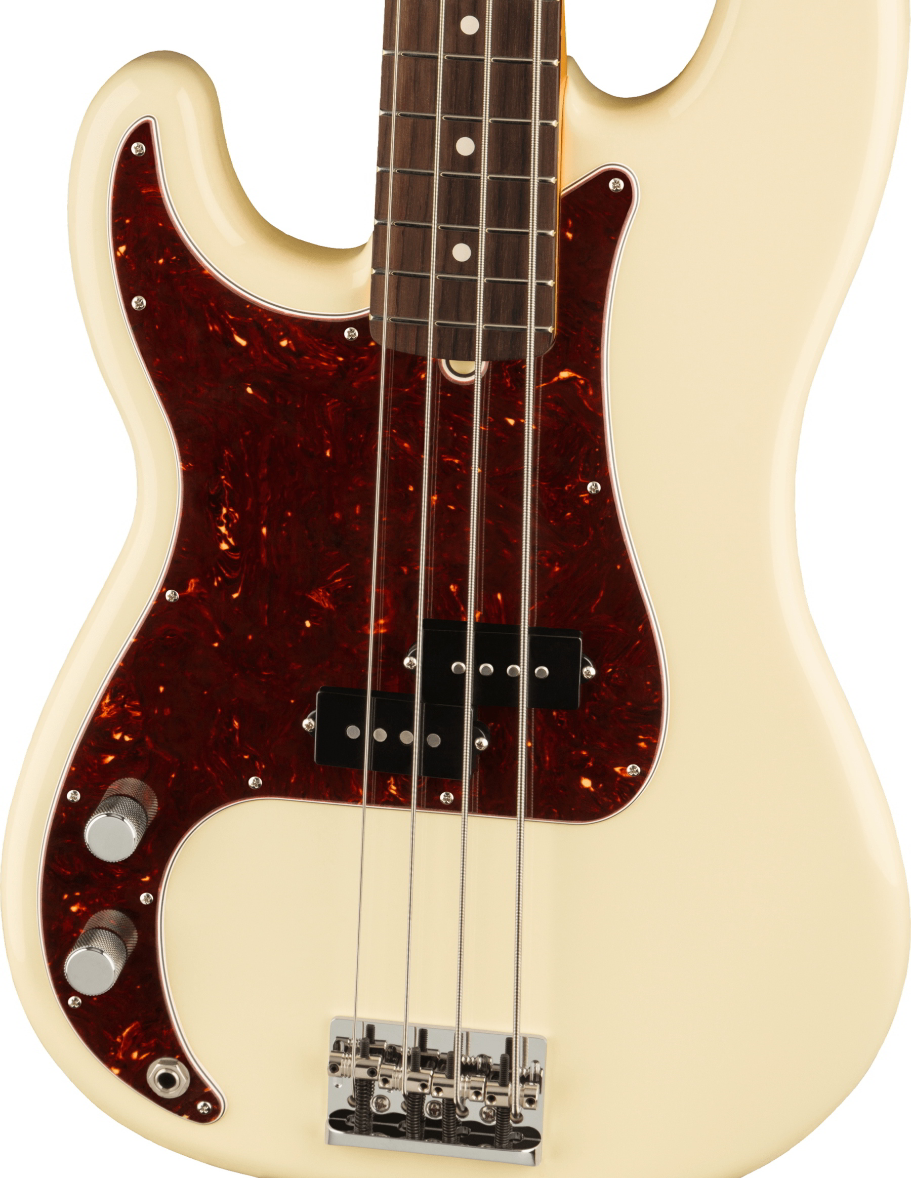 American Professional II Precision Bass Left-Hand, Rosewood Fingerboard, Olympic White追加画像 American Professional II Precision Bass Left-Hand, Rosewood Fingerboard, Olympic White追加画像