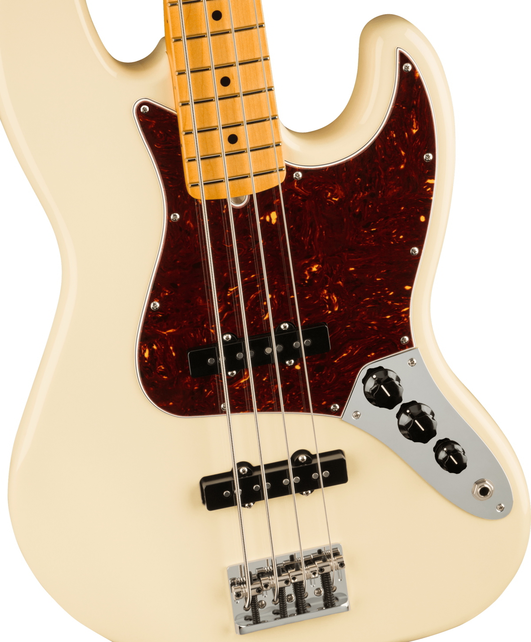 American Professional II Jazz Bass Maple Fingerboard, Olympic White追加画像 American Professional II Jazz Bass Maple Fingerboard, Olympic White追加画像
