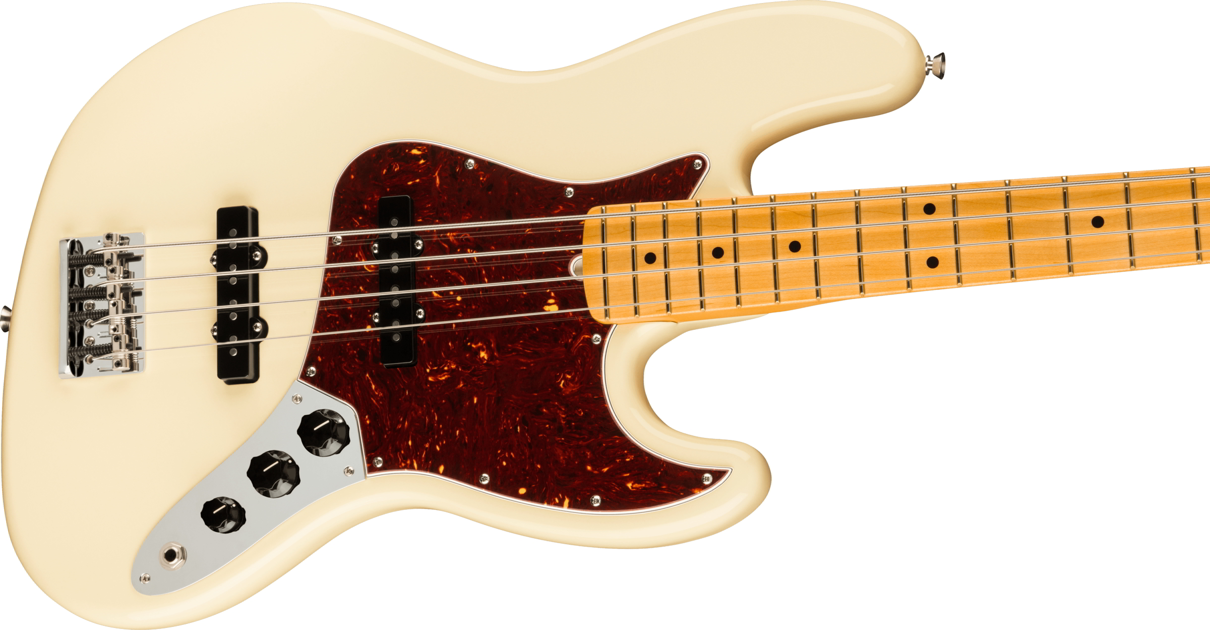 American Professional II Jazz Bass Maple Fingerboard, Olympic White追加画像 American Professional II Jazz Bass Maple Fingerboard, Olympic White追加画像