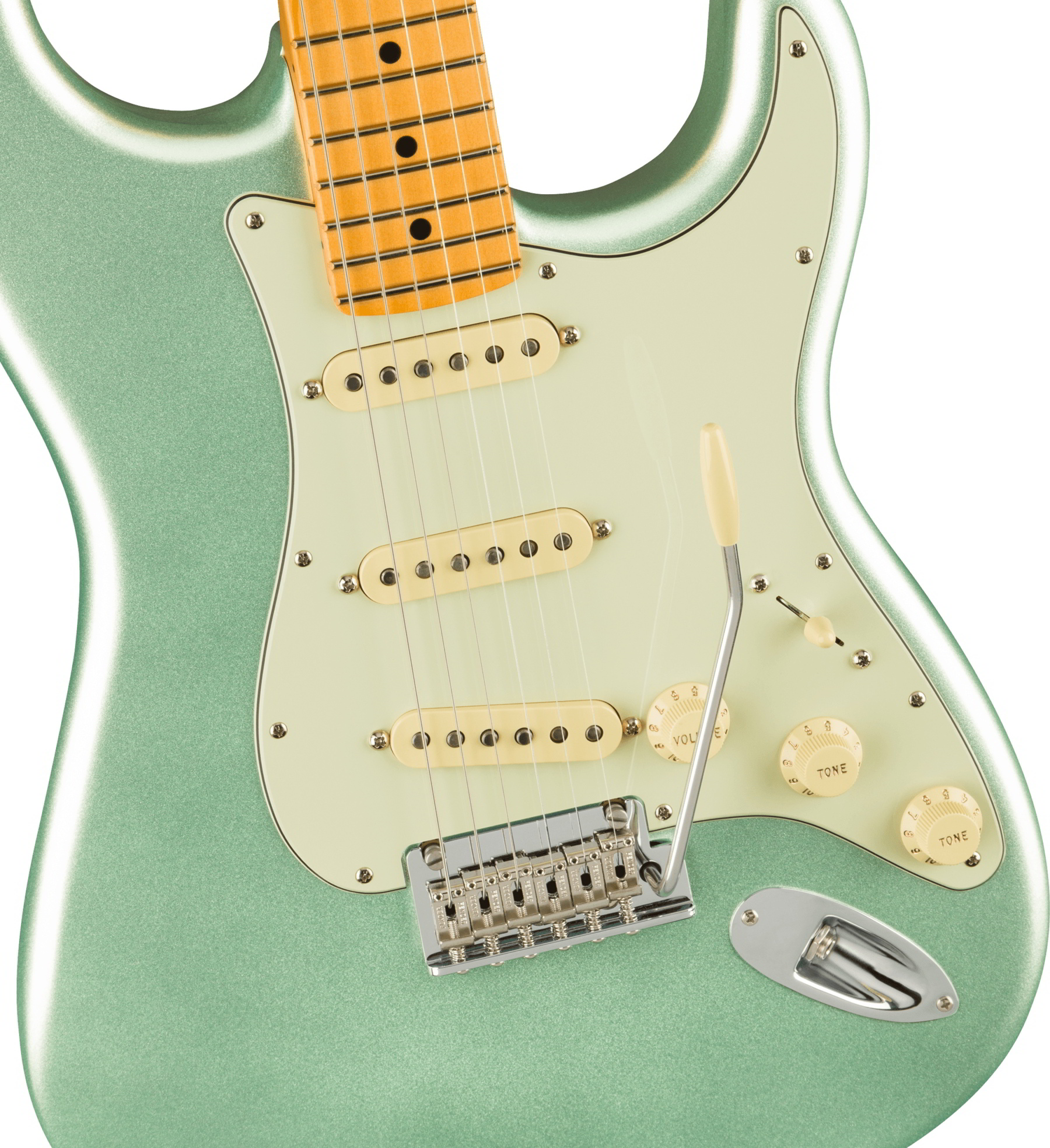 American Professional II Stratocaster Maple Fingerboard, Mystic Surf Green追加画像 American Professional II Stratocaster Maple Fingerboard, Mystic Surf Green追加画像