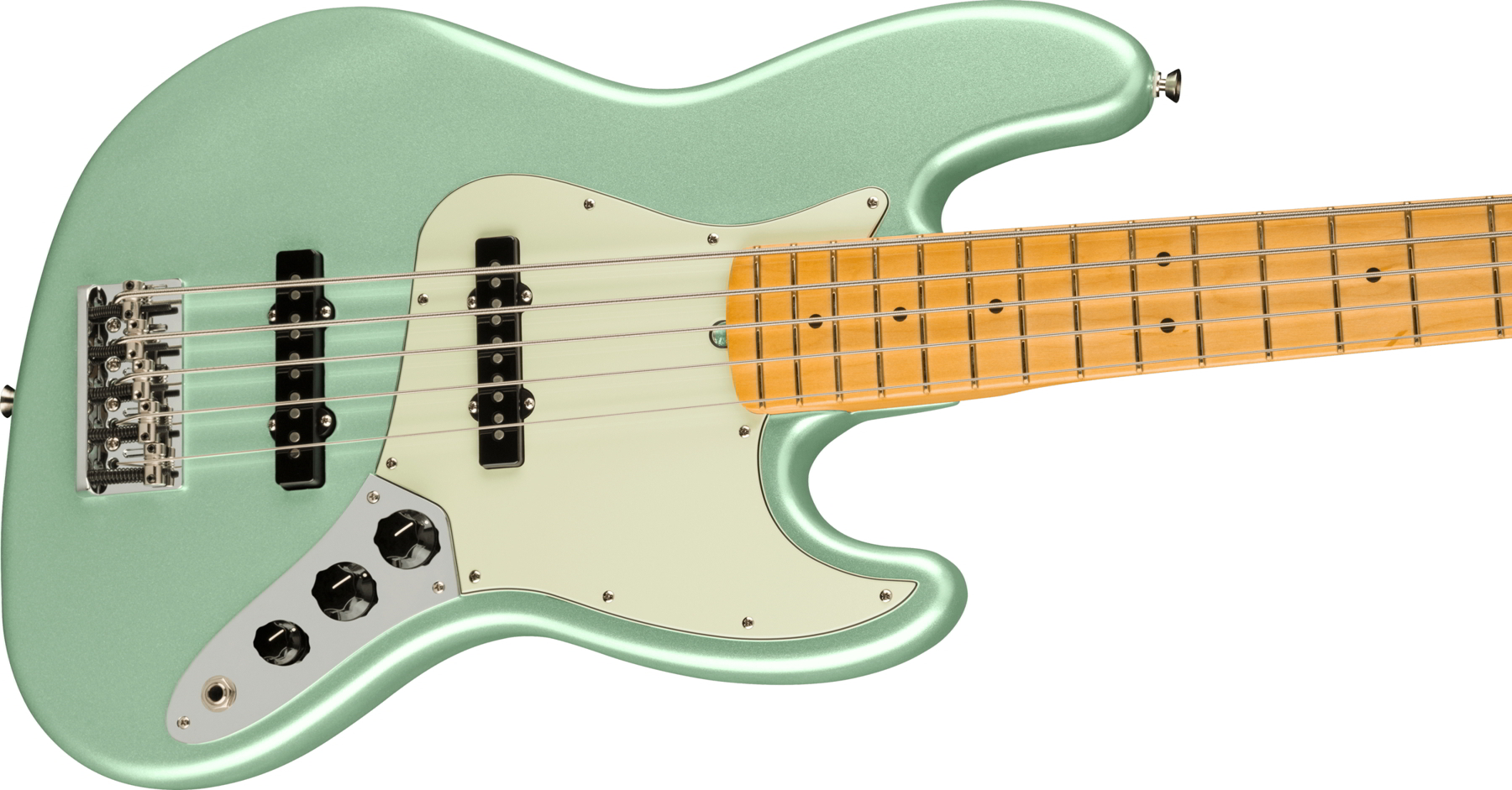 American Professional II Jazz Bass V, Maple Fingerboard, Mystic Surf Green追加画像 American Professional II Jazz Bass V, Maple Fingerboard, Mystic Surf Green追加画像